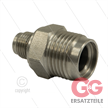 1/2" - Gegennippel - Edelstahl - 250 Bar - Ø11mm - max 150°C - Viton Dichtring - 1/4" AG | Bild 2