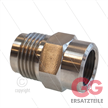 1/2" - Gegennippel - Edelstahl - 250 Bar - Ø11mm - max 150°C - Viton Dichtring - 3/8" IG | Bild 2