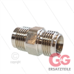 1/2" - Gegennippel - Messing - 250 Bar - Ø11mm - max 150°C - Viton Dichtring - 1/2" AG | Bild 3