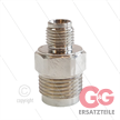 1/2" - Gegennippel - Messing - 250 Bar - Ø11mm - max 150°C - Viton Dichtring - 1/4" AG | Bild 4