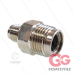 1/2" - Gegennippel - Messing - 250 Bar - Ø11mm - max 150°C - Viton Dichtring - 1/4" AG | Bild 2