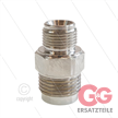 1/2" - Gegennippel - Messing - 250 Bar - Ø11mm - max 150°C - Viton Dichtring - 3/8" AG | Bild 4
