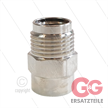 1/2" - Gegennippel - Messing - 250 Bar - Ø11mm - max 150°C - Viton Dichtring - 3/8" IG | Bild 4