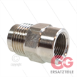 1/2" - Gegennippel - Messing - 250 Bar - Ø11mm - max 150°C - Viton Dichtring - 3/8" IG | Bild 3