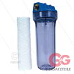 3/4" Filtergehäuse mit Filtereinsätze - Filtertasse transparent - 9" Baumwolle Einsatz - 2 | Bild 2