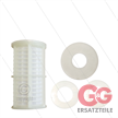 5" Filtereinsatz Kunsttoff waschbar - Nylon - 60 mµ - 13 l/min - H=120mm - max 40°C | Bild 2