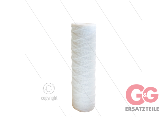 9" Filtereinsatz Baumwolle - 5 mµ - 22 l/min - H=252mm