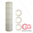 9" Filtereinsatz Kunsttoff waschbar - Nylon - 60 mµ - 27 l/min - H=248mm - max 40°C | Bild 2