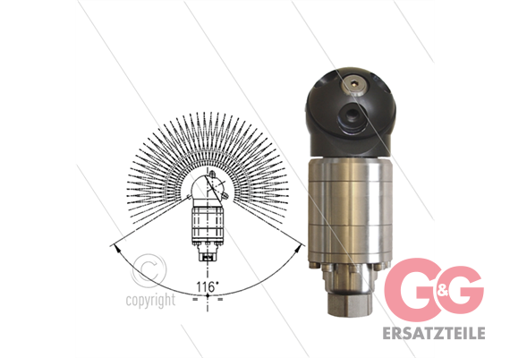 A42-R2 - selbstdrehender Tankreiniger - 70 Bar - 21 l/min