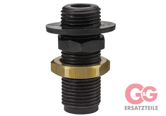 Adapter 1/2"AG : 1/2"AG Kunststoff für Schwimmer