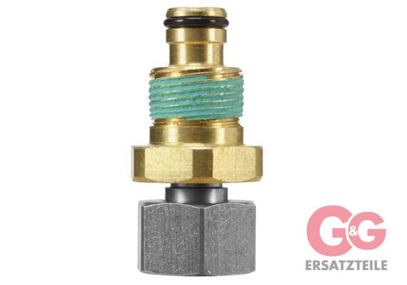 Adapter K-Lock-7 TR20AG : M18x1,5IG Messing/VA