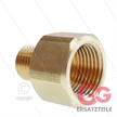 Adapter M18x1,5 IG x 1/4" AG - Messing - 1-teilig | Bild 2