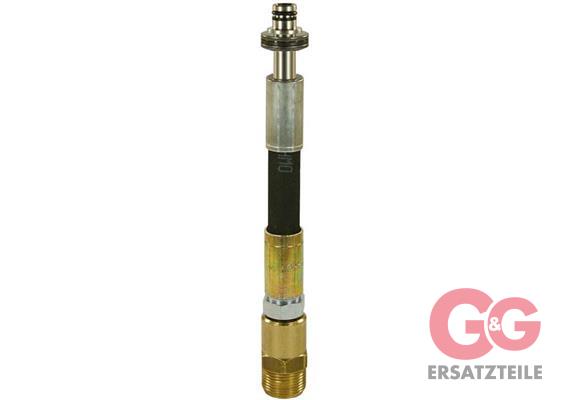 Adapter M22x1,5 AG : Stecknippel 11 mm x 190 mm  2SC-08 schwarz