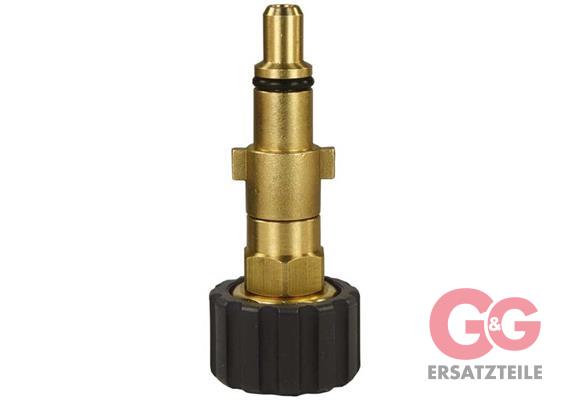 Adapternippel KW Hobby : HV 22 Messing