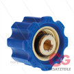 AR1 - 1/2" - Handverschraubung - blau - Messing - 250 Bar - Ø15mm - max 160°C - 1/4" IG | Bild 2