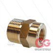 AR1 - M22x1,5 - Gegennippel - Messing - 250 Bar - Ø14mm - max 160°C - 1/4" IG | Bild 2