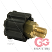 AR1 - M22x1,5 - Handverschraubung - Messing - 250 Bar - Ø14mm - max 160°C - 1/4" AG | Bild 2