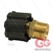 AR1 - M22x1,5 - Handverschraubung - Messing - 250 Bar - Ø15mm - max 160°C - M22x1,5 AG | Bild 2