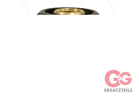 AR4 - M22x1,5 - HV - Messing - 250 Bar - innen sechskant für