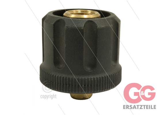 AR4 - M22x1,5 - HV - Messing - 250 Bar - Ø14mm - max 160°C - Innen sechskant für Kränzle