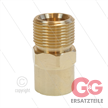 AR5 - M22x1,5 - Gegennippel - Messing - 400 Bar - Ø14mm - verlängerte Ausführung - 1/4" IG | Bild 4