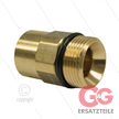 AR8 - M24x1,5 - Gegennippel - Messing - 350 Bar - Ø14mm - max 160°C - 1/4" IG | Bild 2