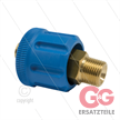 AR8 - M24x1,5 - Handverschraubung - Messing - 350 Bar - Ø14mm - max 160°C - 1/4" AG | Bild 2