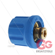 AR8 - M24x1,5 - Handverschraubung - Messing - 350 Bar - Ø14mm - max 160°C - 1/4" IG | Bild 2