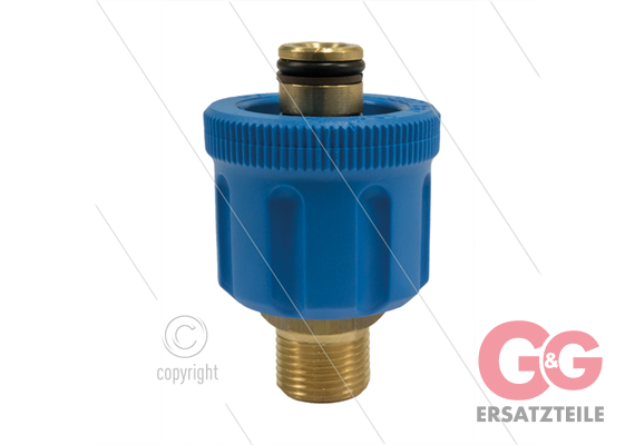 AR8 - M24x1,5 - Handverschraubung - Messing - 350 Bar - Ø14mm - max 160°C - 3/8" AG