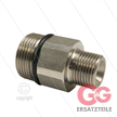 AR9 - M24x1.5 - Gegennippel - 600 Bar - Edelstahl - Ø15mm - max 160°C - 3/8" AG | Bild 2