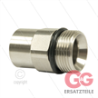 AR9 - M24x1.5 - Gegennippel - 600 Bar - Edelstahl - Ø15mm - | Bild 2