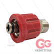AR9 - M24x1.5 - Handverschraubung - Edelstahl - 600 Bar - Ø15mm - max 160°C - 1/2" AG | Bild 3
