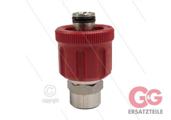 AR9 - M24x1.5 - Handverschraubung - Edelstahl - 600 Bar - Ø15mm - max 160°C - 3/8" IG