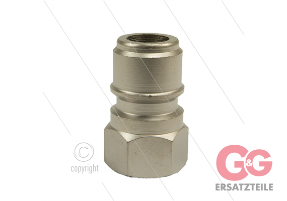 ARS220 - Nippel - Stahl verzinkt - 220 Bar - Ø19,9mm - max 90°C - passend zu Nilfisk-Alto