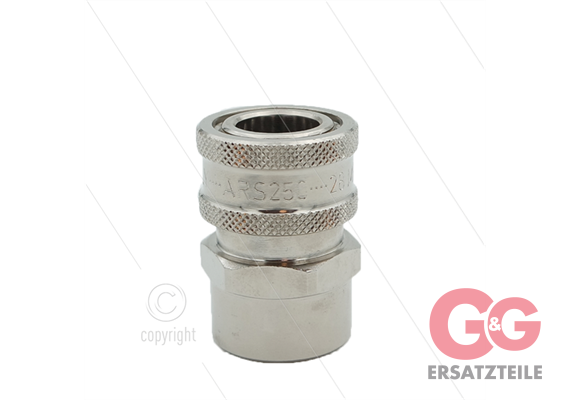 ARS250 - Kupplung - Messing - 250 Bar - max 90°C - 1/2" IG