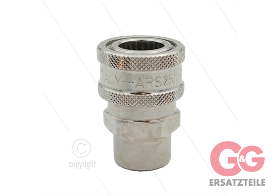 ARS250 - Kupplung - Messing - 250 Bar - max 90°C - 1/4" IG