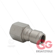 ARS250 - Nippel - Stahl - 250 Bar - Ø14,9 mm - max 90°C - 1/4" IG | Bild 2