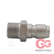 ARS250 - Nippel - Stahl - 250 Bar - Ø14,9mm - max 90°C - 3/8" AG | Bild 4