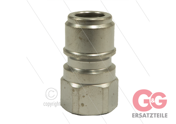 ARS350 - Nippel - Edelstahl - 350 Bar - Ø19,9mm - max 90°C - passend zu Nilfisk-Alto - 1/4