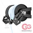 Automatik Schlauchaufroller Hybrid - Nylon / Stahl pulverbeschichtet schwarz - 30m - max | Bild 2