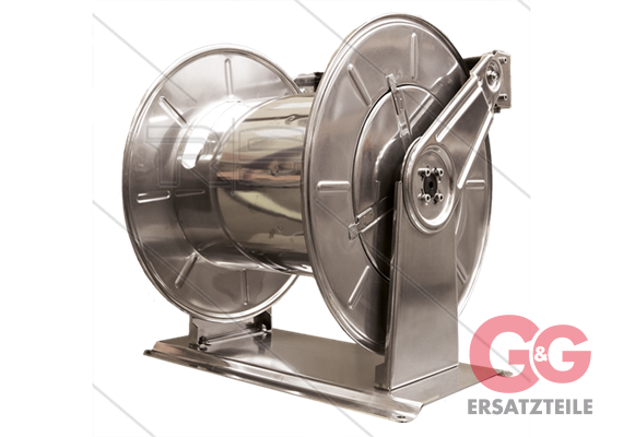 Automatischer Schlauchaufroller - Schlaucheinlauffenster einstellbar - VA - 100m - 250 Bar