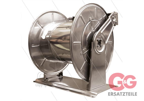 Automatischer Schlauchaufroller - Schlaucheinlauffenster einstellbar - VA - 40m - 100 Bar