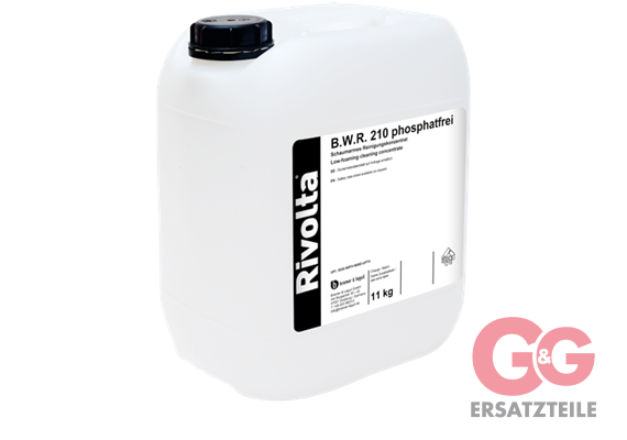 B.W.R. 210 phosphatfrei Schaumarmes Reinigungskonzentrat 11 kg-Kanister