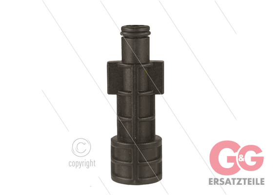 Bajonetnippel 1/4" IG - Kunststoff - passend zu Bosch + Eurom + Black & Decker
