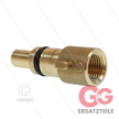 Bajonetnippel 1/4" IG - Messing - Pin Ø14mm - passend zu Nilfsik (KEW) + Makita + Lavor | Bild 2