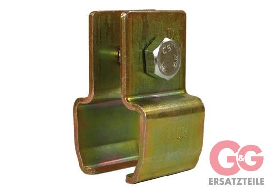 Befestigungsmuffe für Flacheisen