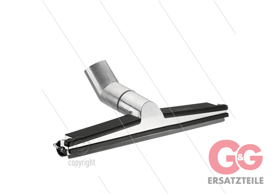 Bodendüse - Aluminium - mit Bürstenstreifen - Innen Ø50mm - B=500mm