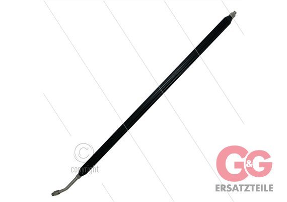 Bürstenlanze - Mosmatic - L=1050/800mm - gebogen - VA - mit Drehgelenk - 2x 1/4" AG
