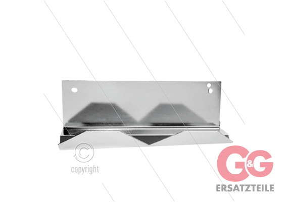Bürstenwandhalter - Edelstahl - Abmessung HxBxT: 90 x 250 x 100mm