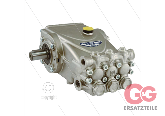 C3W2015HT Hochdruckpumpe - 15 l/min - 200 Bar - 1450 U/min - 5,74 KW - max 85°C - Welle L